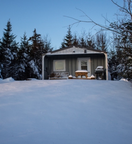 Sled Bed Package At Iron Mountain Wilderness Cabins Cb Island