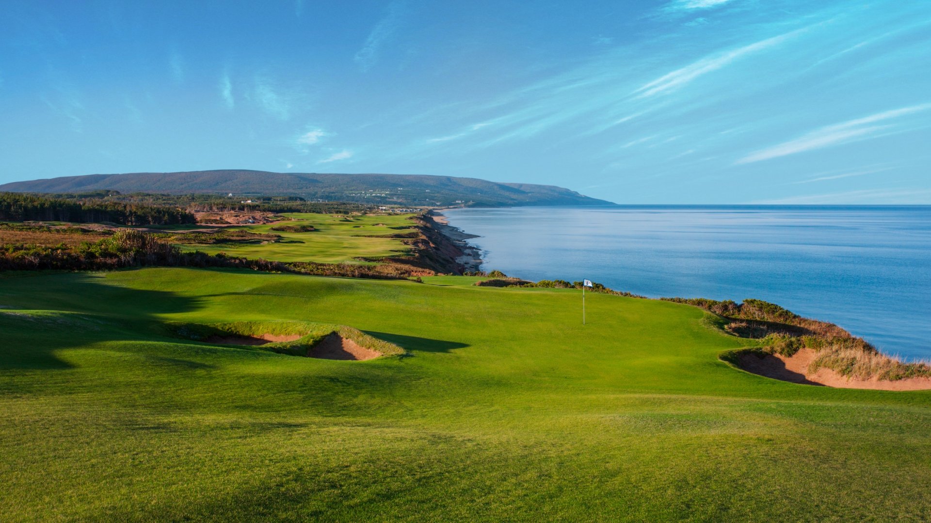 golf course by the ocean on cape breton island