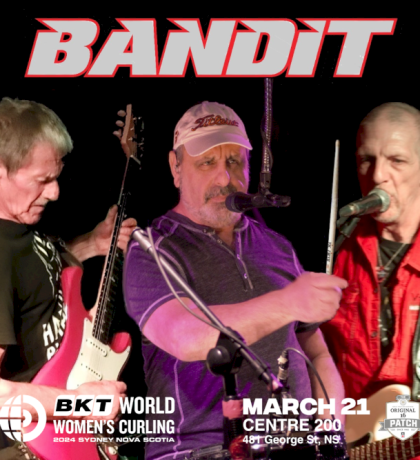 Bandit and Jennifer MacDonald at The Original 16 Patch - BKT World Women's Curling Championship 1